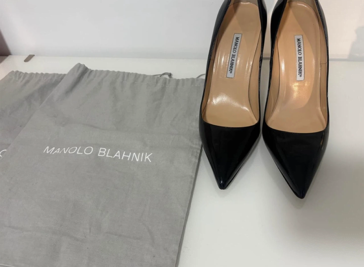 Manolo Blahnik BB Patent Black Pumps - EU 40.5 - photo 5