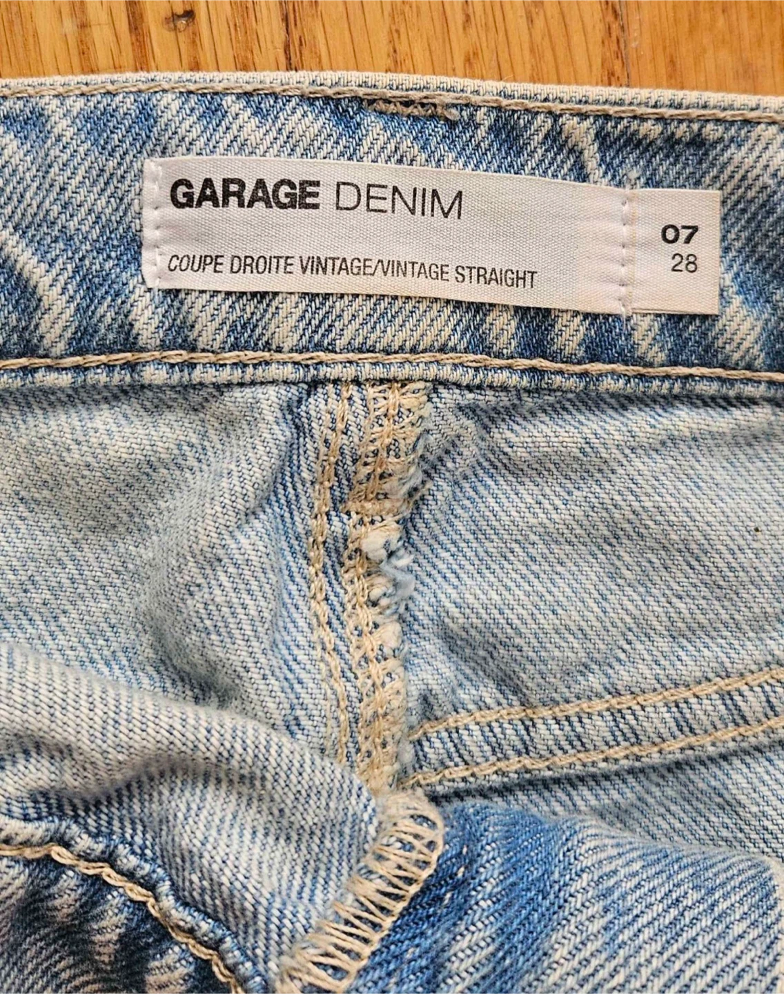 Garage Denim Vintage Straight Jeans - Size 28 - photo 3
