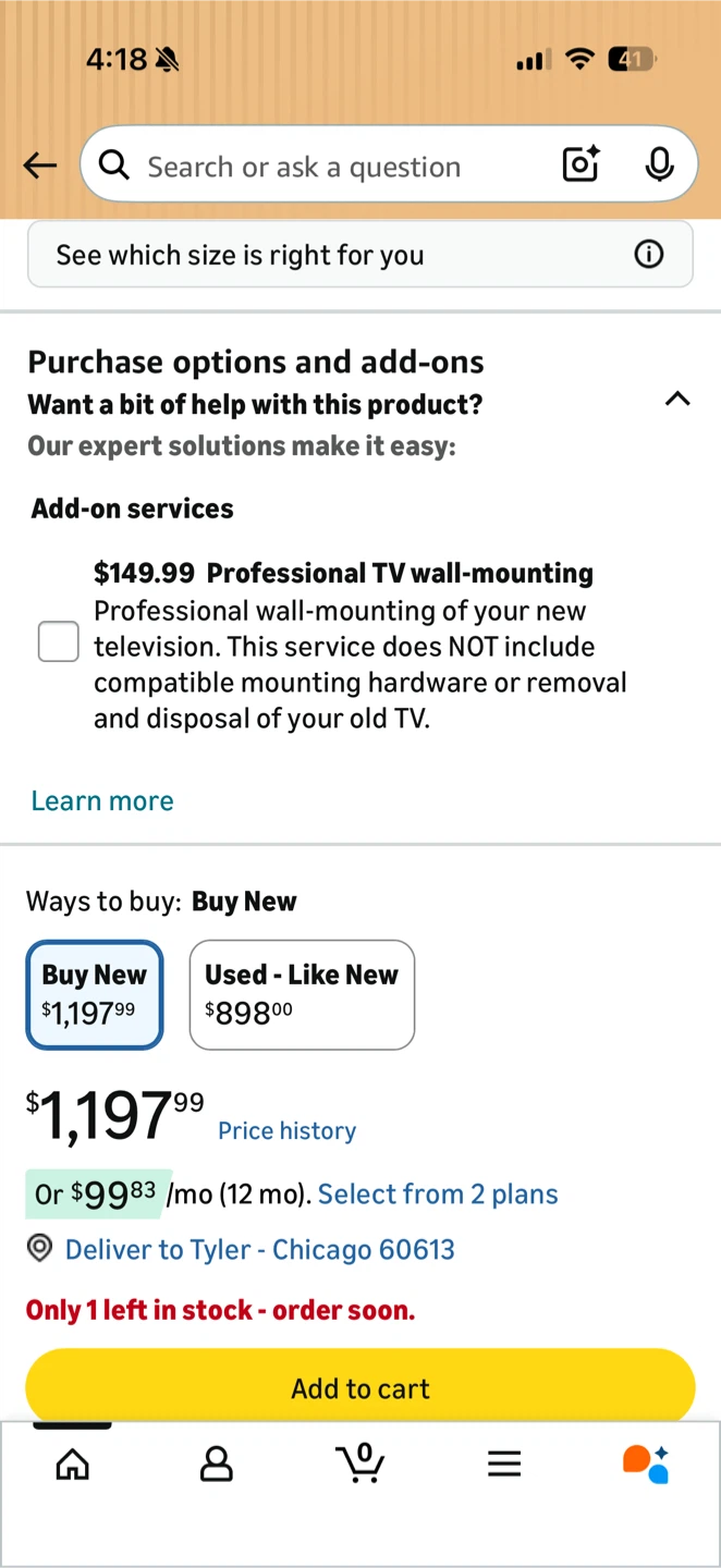 Samsung 50-Inch 4K Neo QLED Smart TV (QN90B) - photo 3