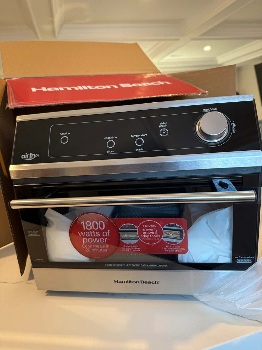 Hamilton Beach Air Fryer Toaster Oven