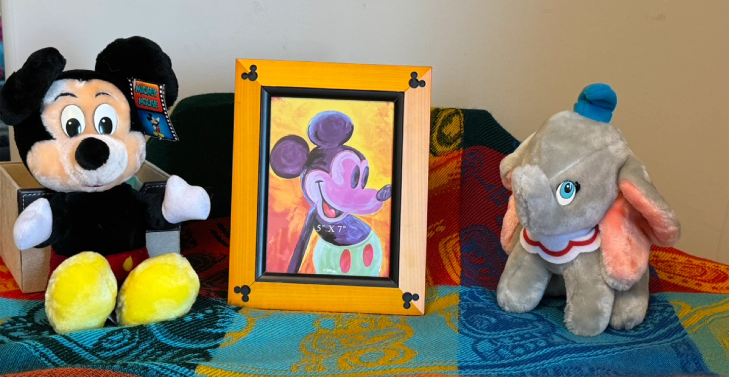 Disney Mickey Mouse & Dumbo w/ Mickey Mouse Picture frame.