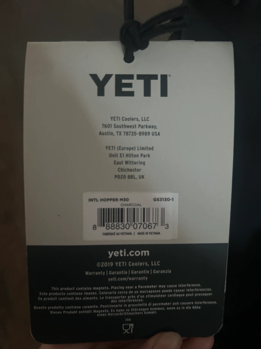 Yeti Hopper M30 Charcoal Cooler Bag - photo 2