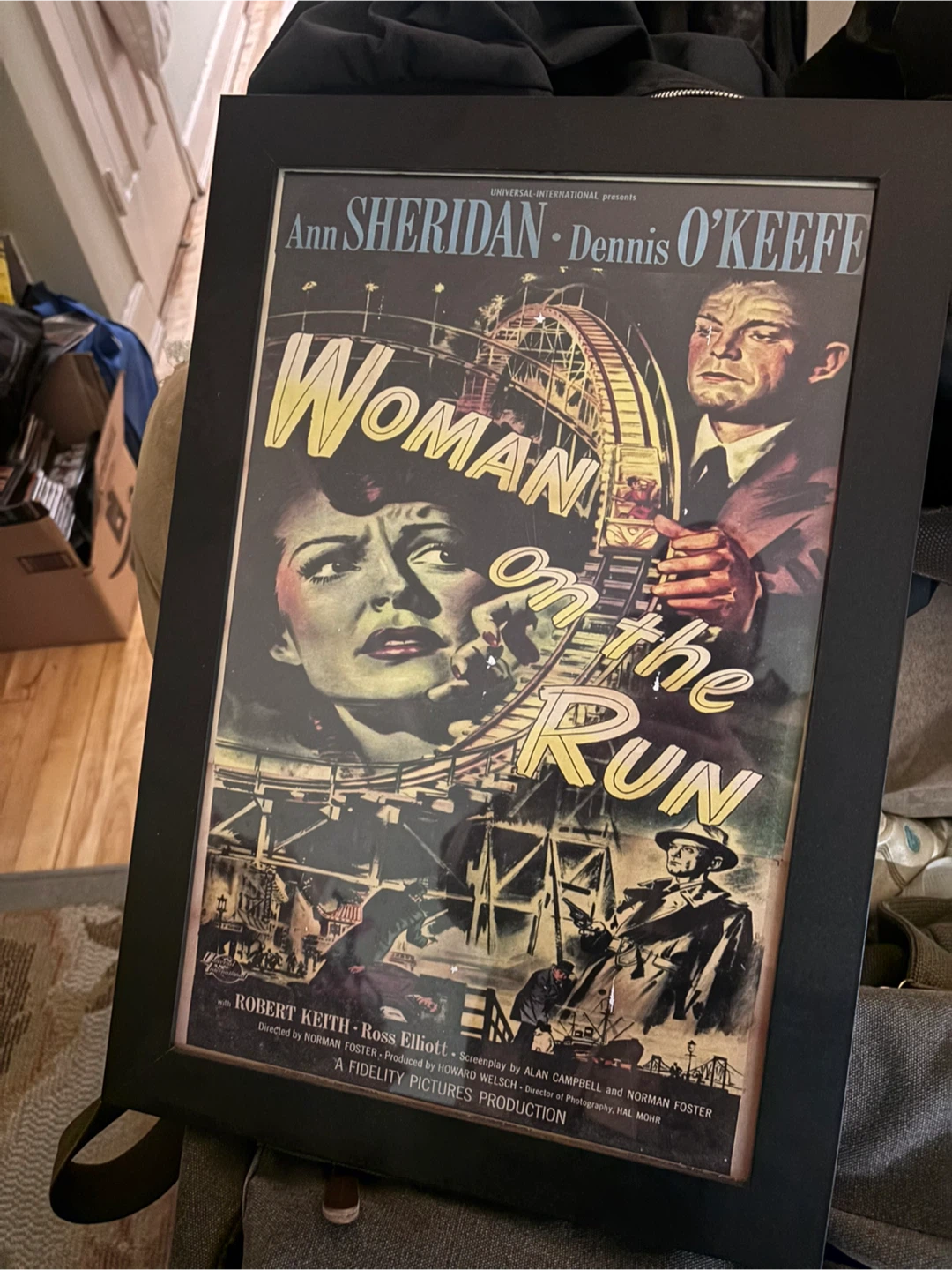 Woman on the Run Framed Movie Poster