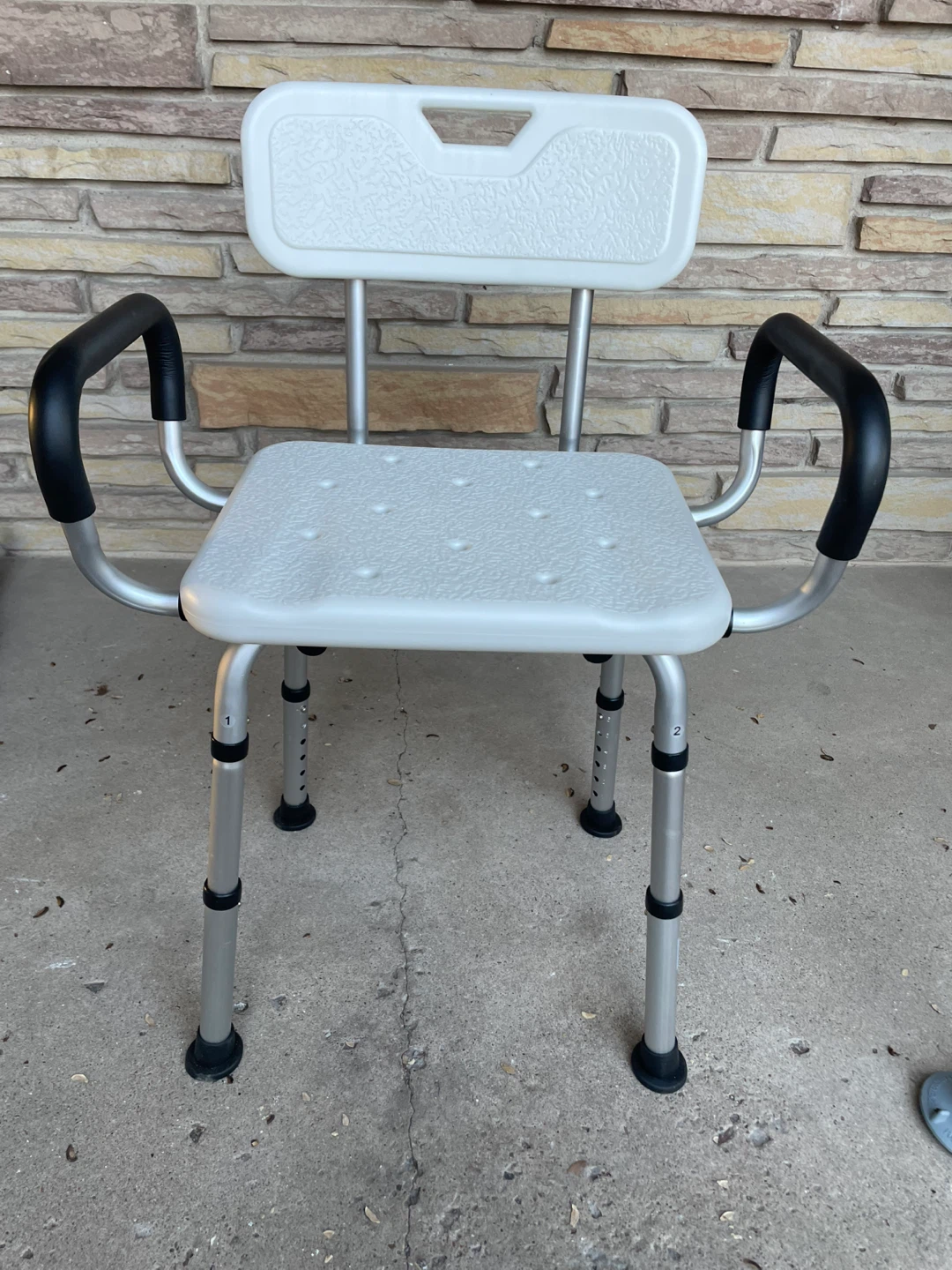 Adjustable Shower Chair with Arms