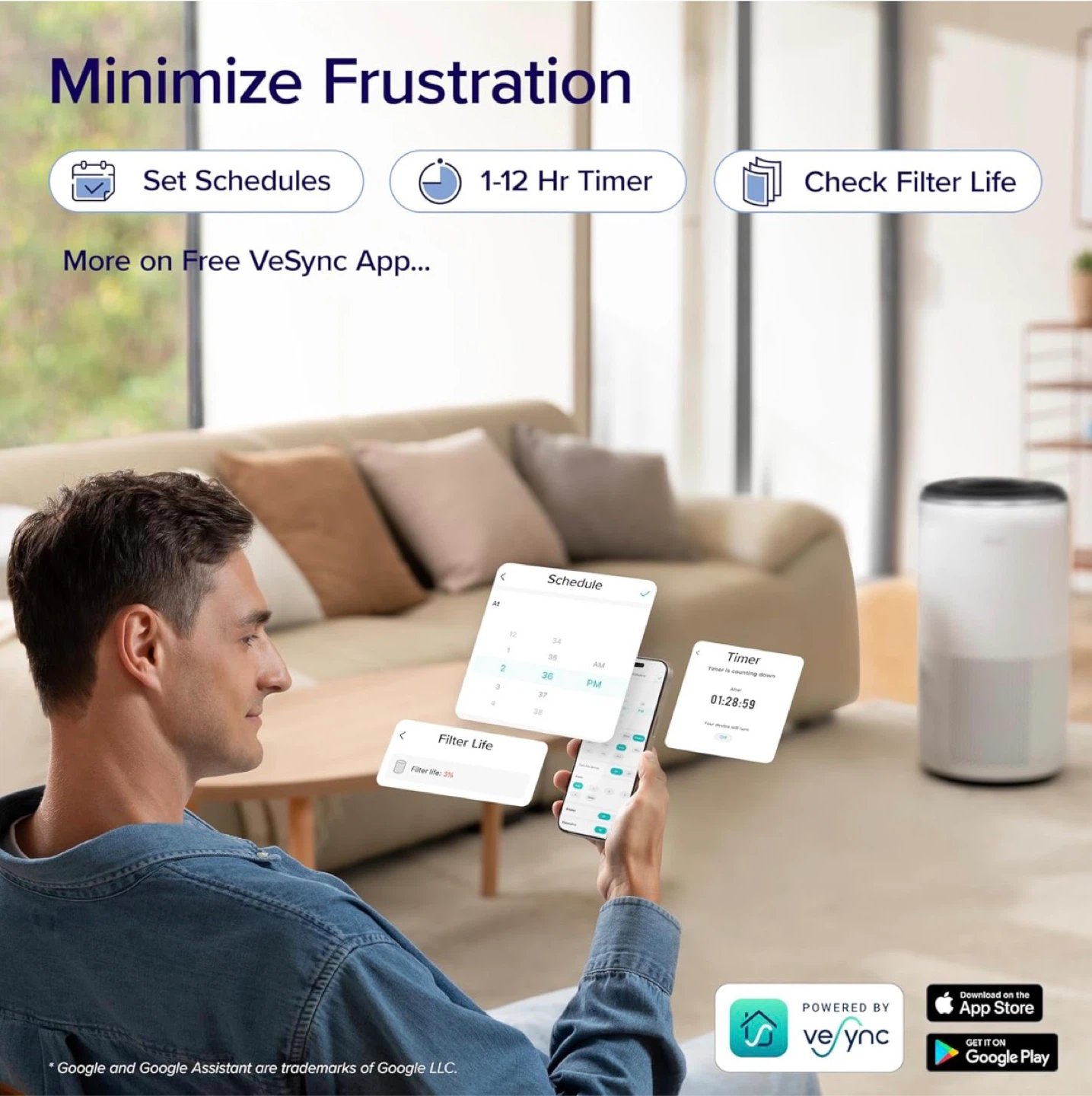 Levoit Core 400s Smart True HEPA Air Purifier - photo 5