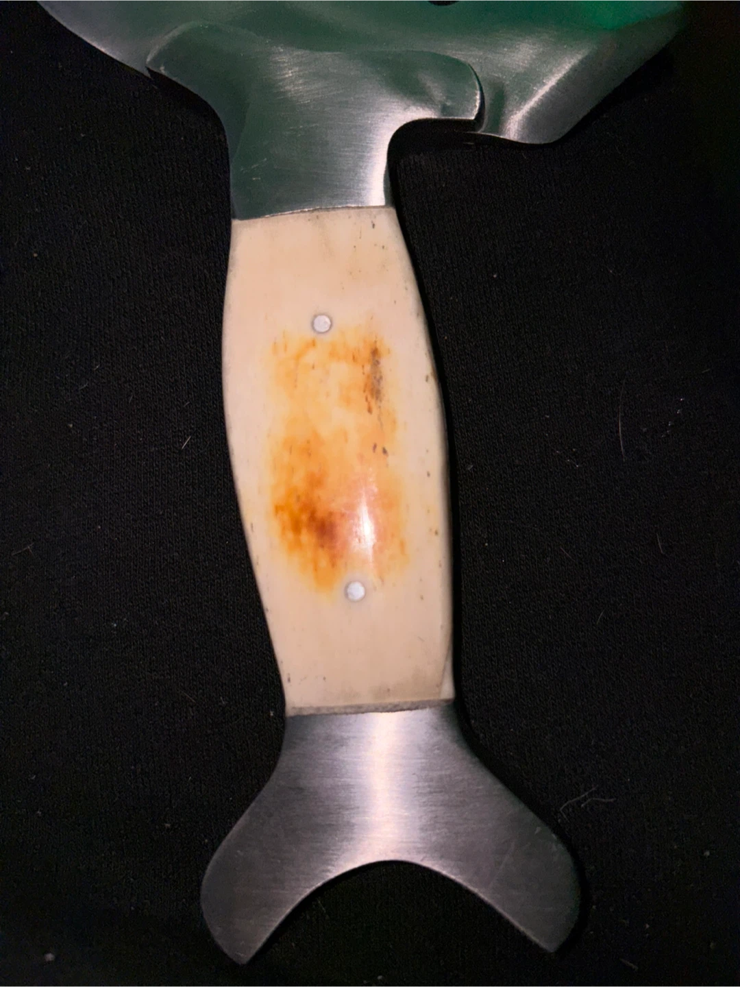 Curved Serrated Blade Knife - photo 3