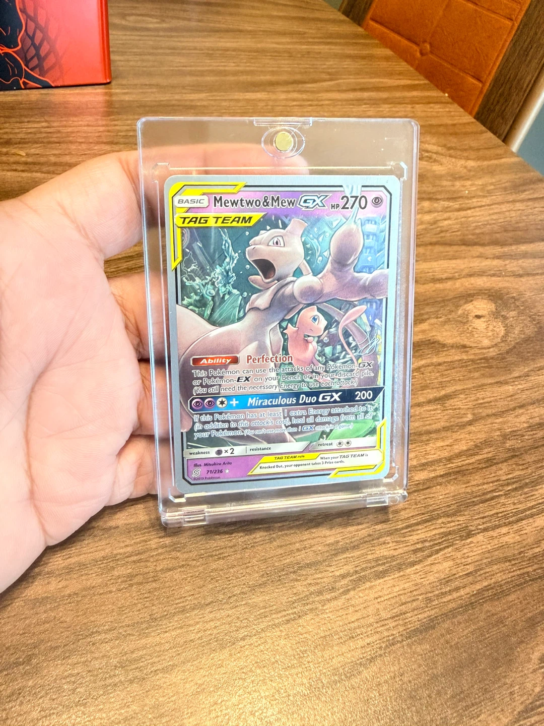 Pokemon Mewtwo & Mew GX Tag Team Card 2019 - photo 3