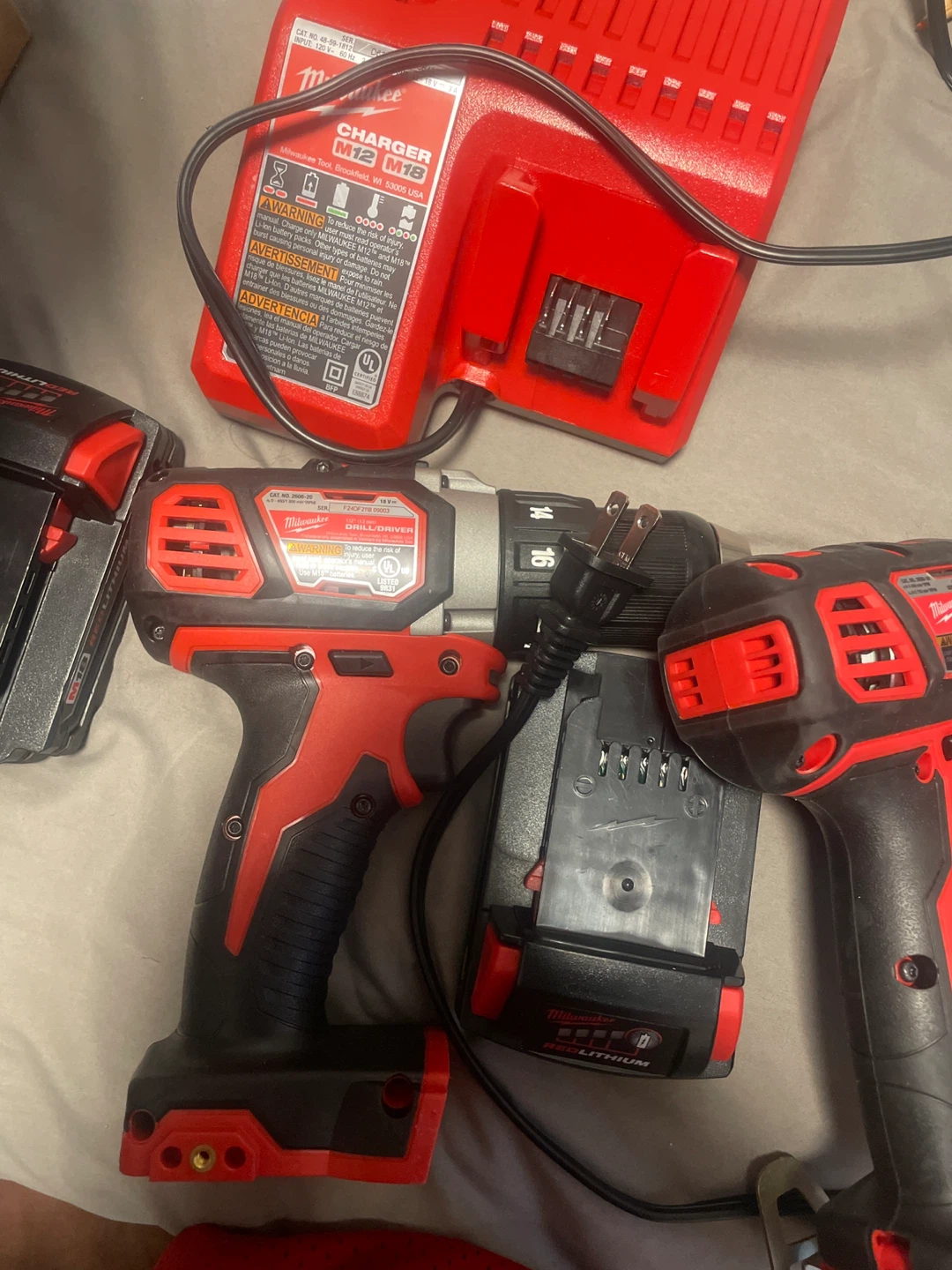 Milwaukee M18 Drill and Impact Driver Combo Kit with Charger - photo 3