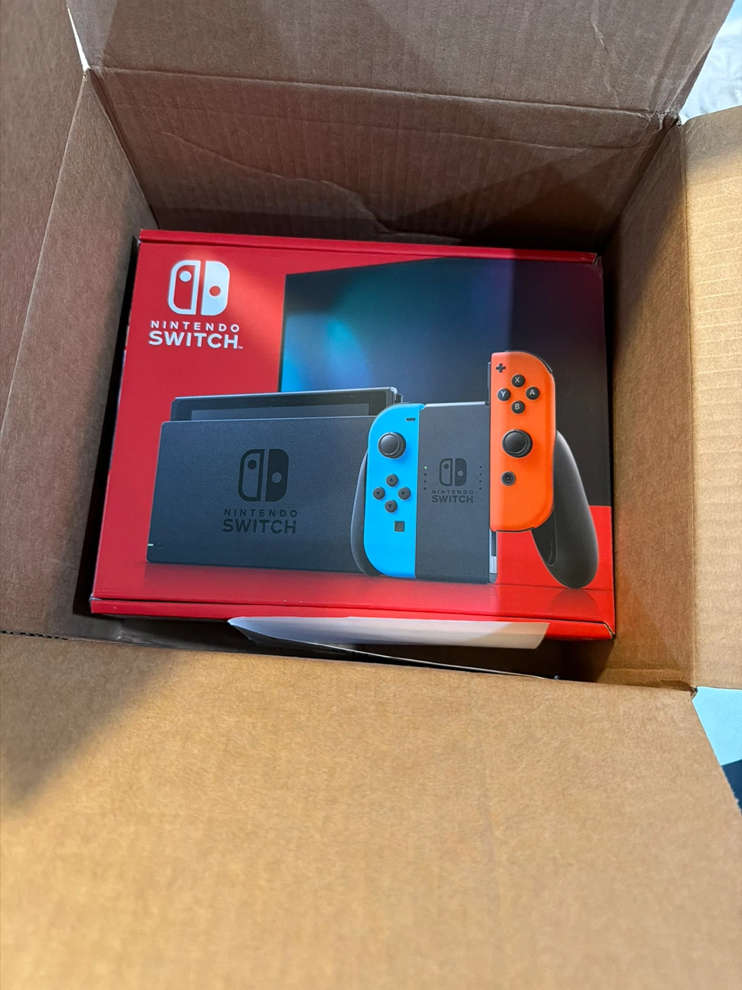 NEW! Nintendo Switch Console - Neon Red/Blue