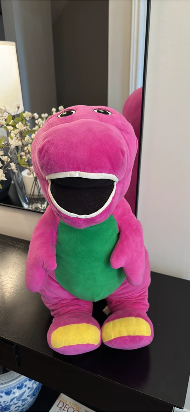 Fisher-Price Talking Barney the Dinosaur Plush Toy 2017