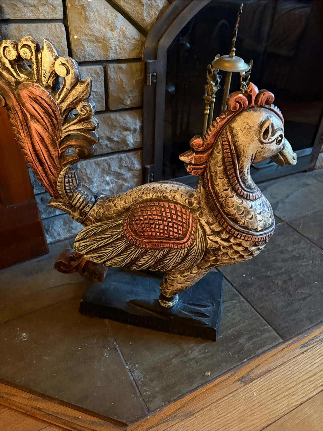 Decorative Wooden Bird Figurines
