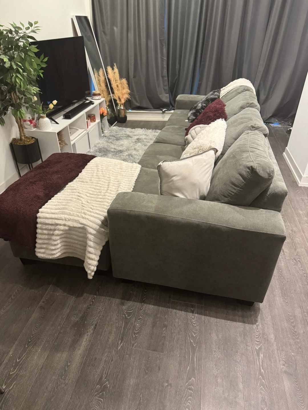 Grey Sectional Sofa - photo 4