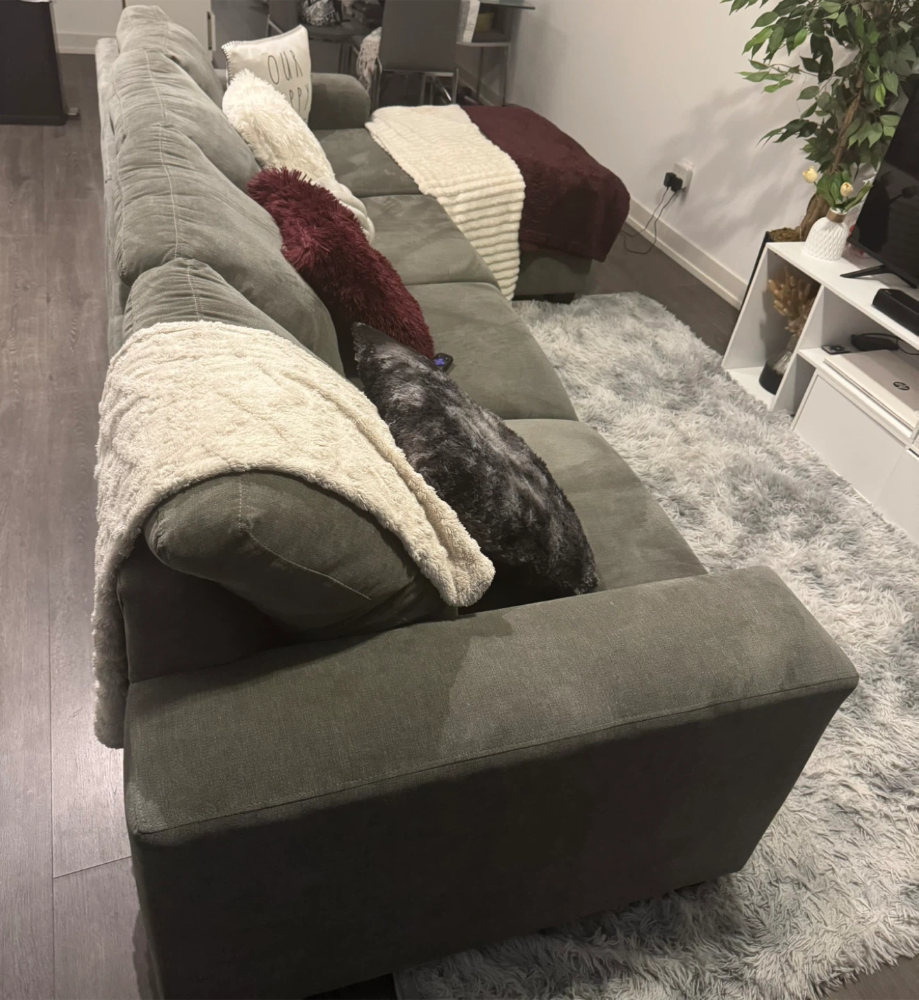 Grey Sectional Sofa - photo 5