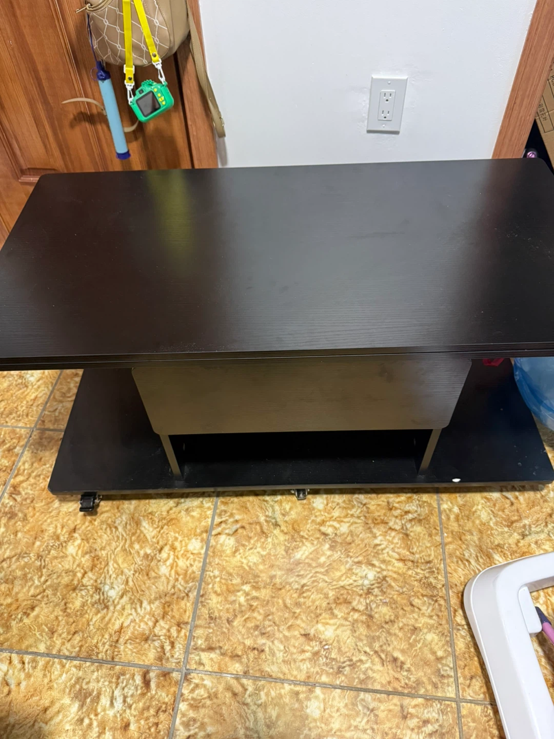 Black Adjustable Desk Convertible coffee table - photo 4