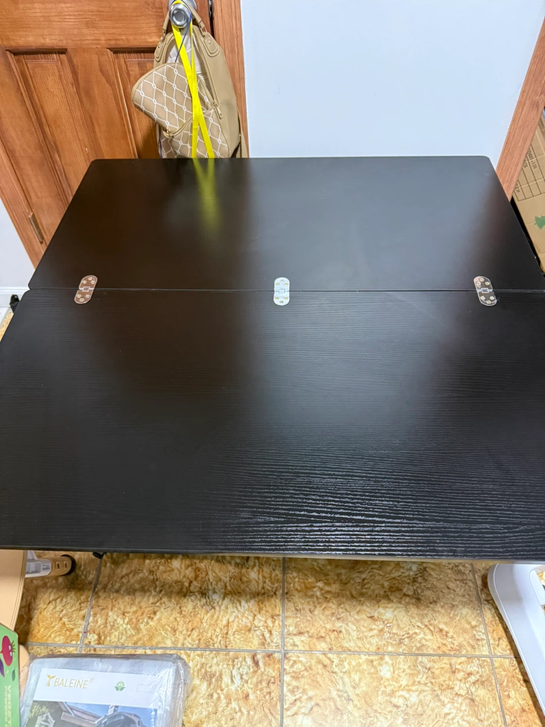 Black Adjustable Desk Convertible coffee table - photo 2