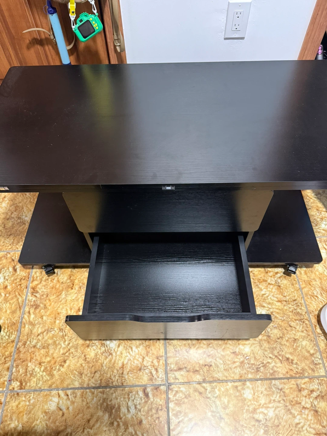 Black Adjustable Desk Convertible coffee table - photo 5