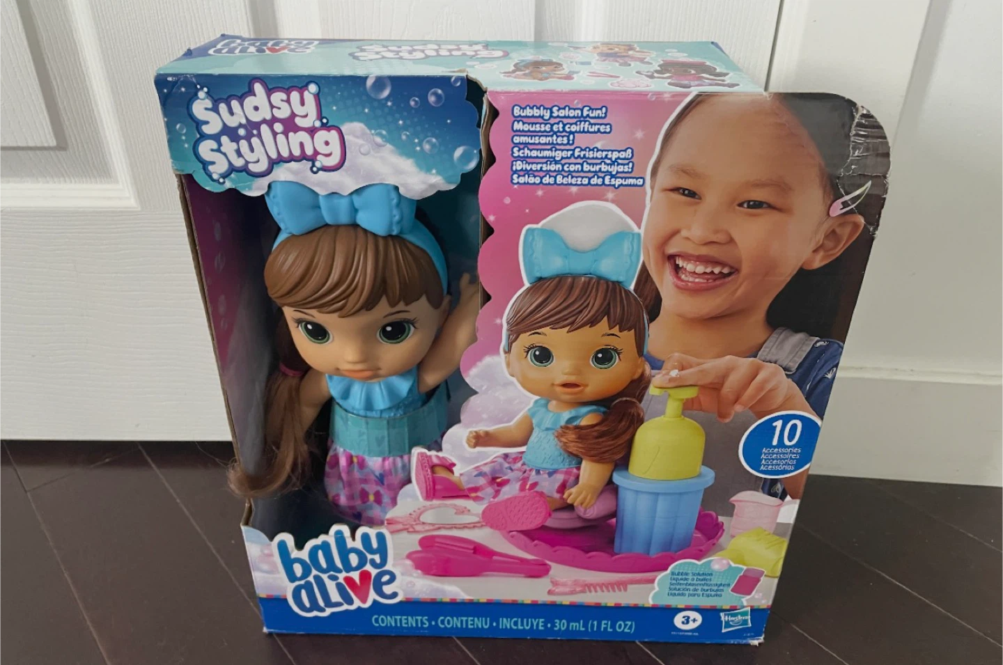 🔥 (new in box) Baby Alive Sudsy Styling Doll