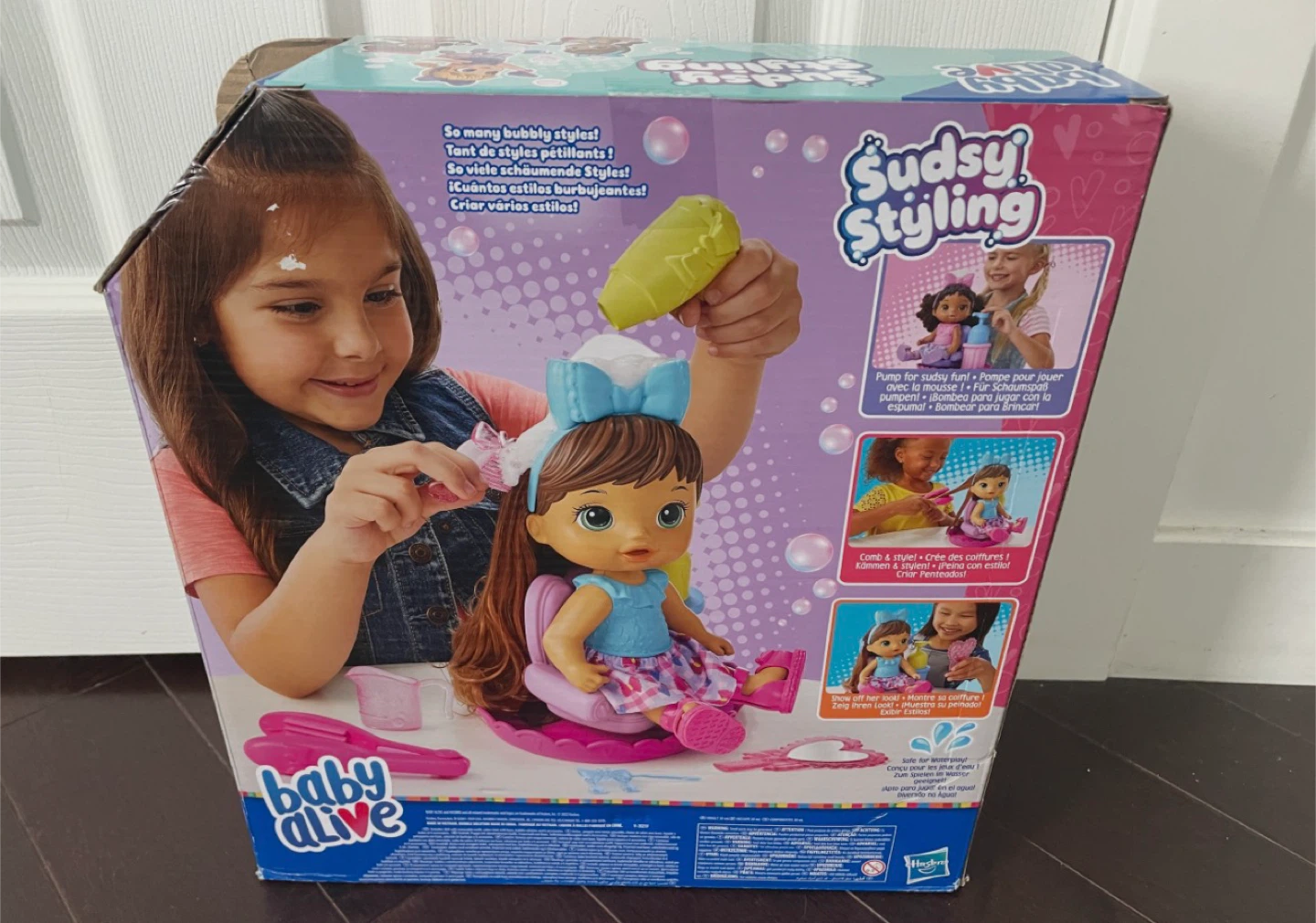 🔥 (new in box) Baby Alive Sudsy Styling Doll - photo 2