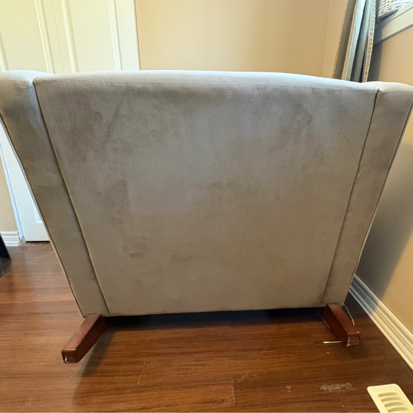 Beige Glider Rocking Chair - photo 2