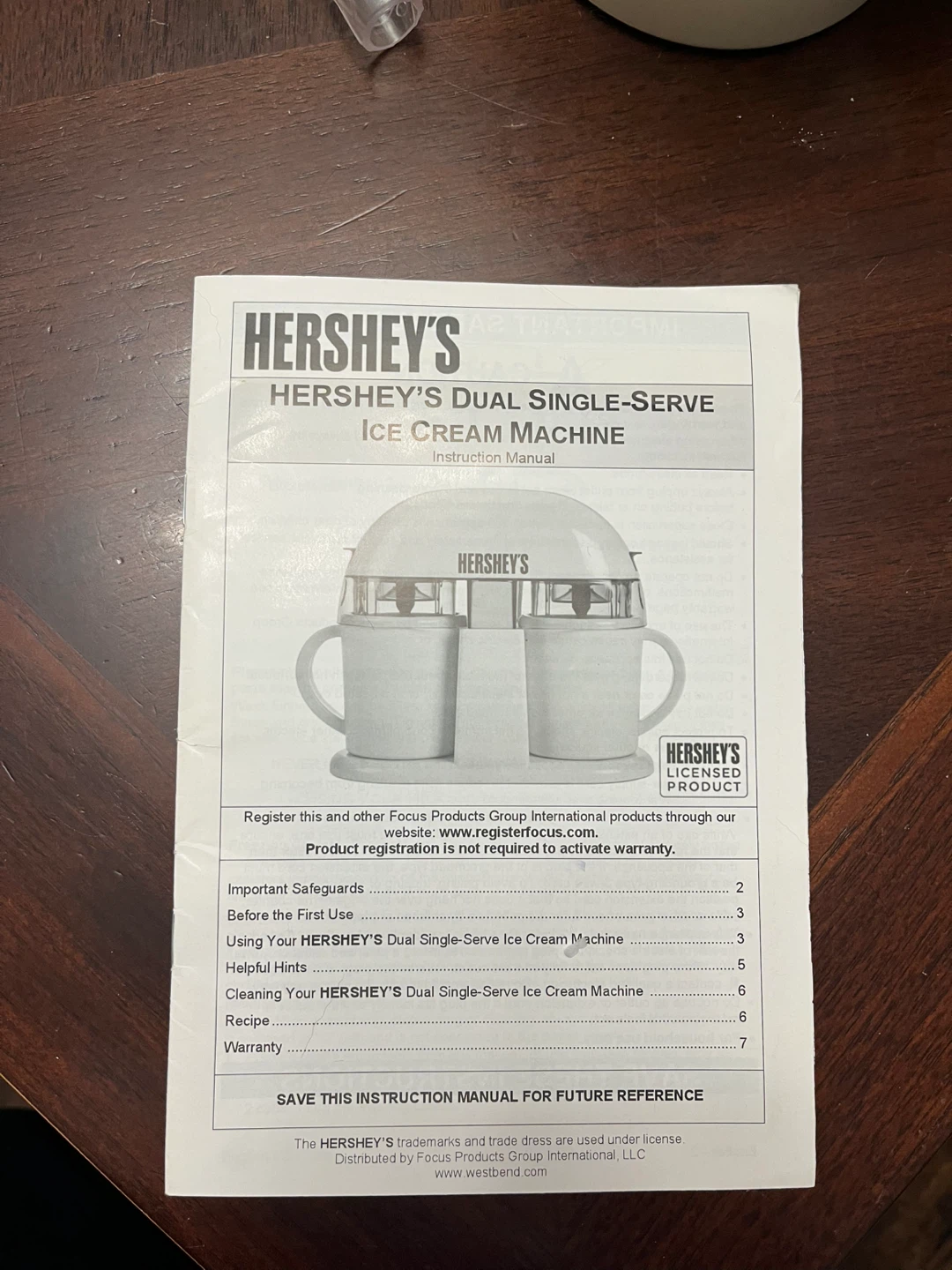 Hershey's Dual Single-Serve Ice Cream Machine - photo 5