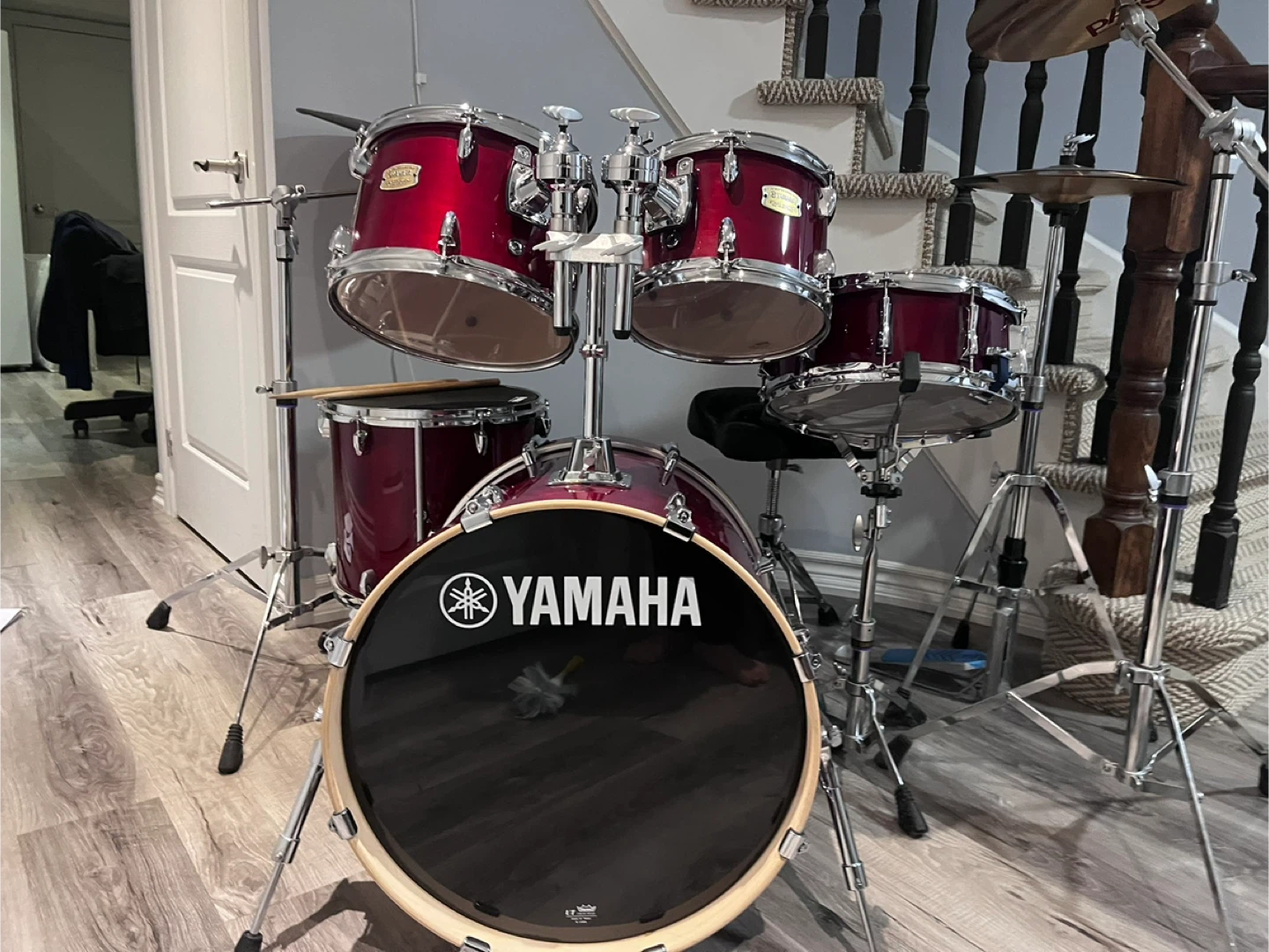 Yamaha Drum Kit - Red