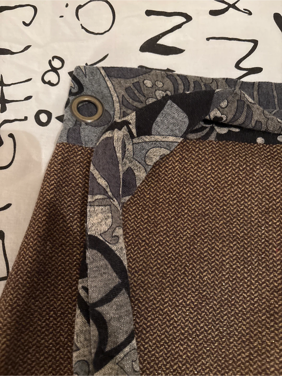 Samoi Lenko Brown Tweed Skirt with Belt - photo 3