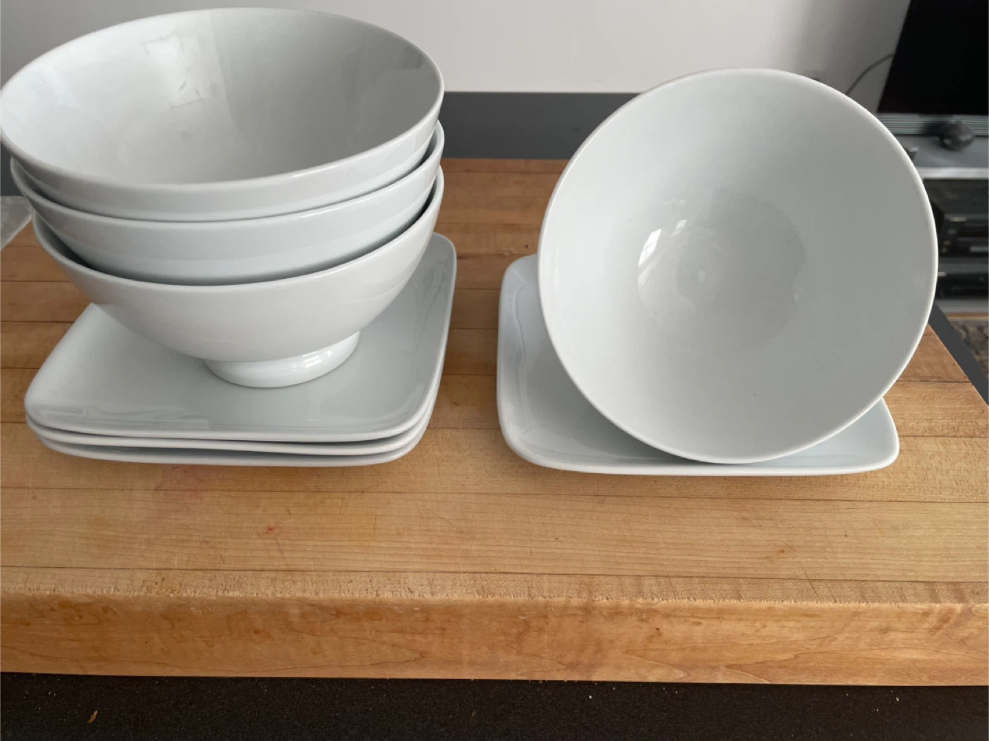 White Ceramic Bowl Set - photo 4