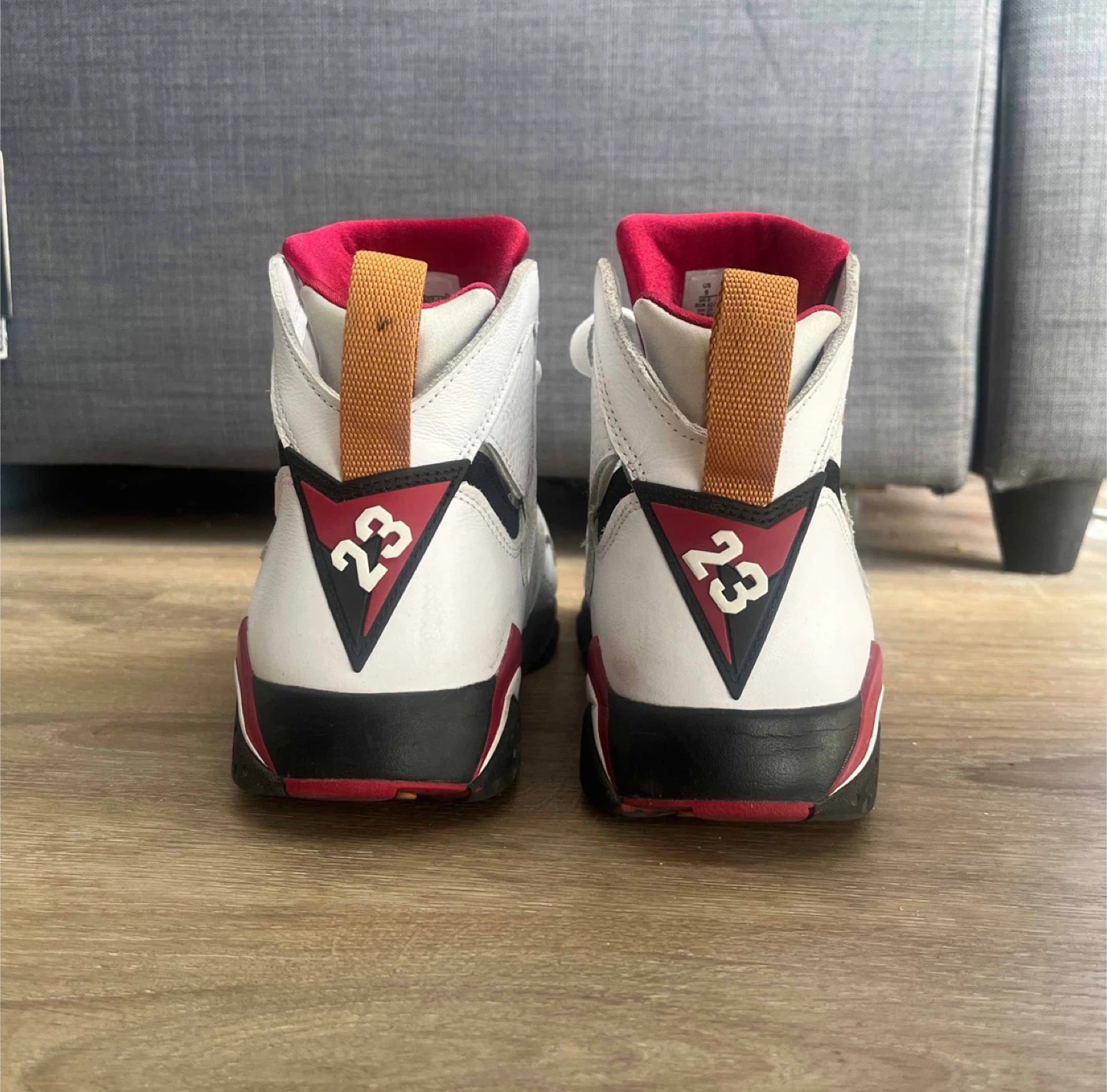 Air Jordan 7 Cardinal Retro Sneakers - photo 4