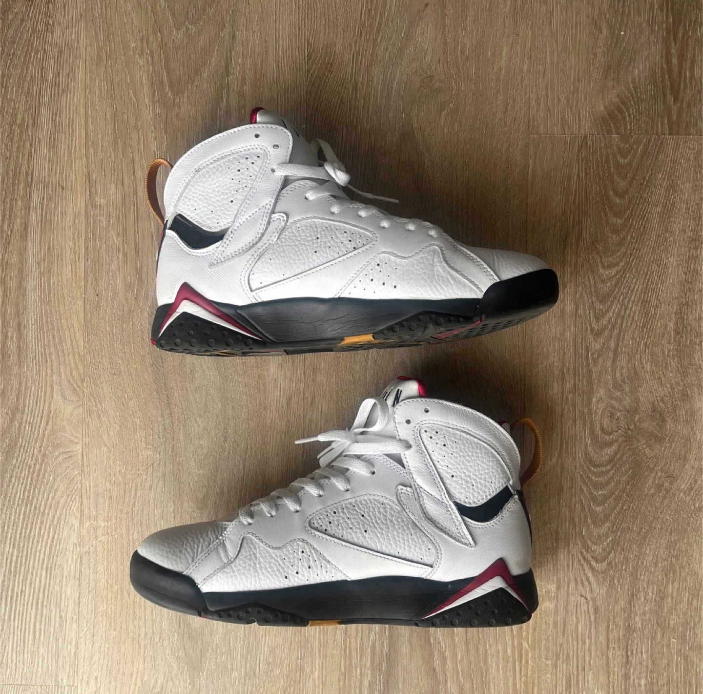 Air Jordan 7 Cardinal Retro Sneakers - photo 2