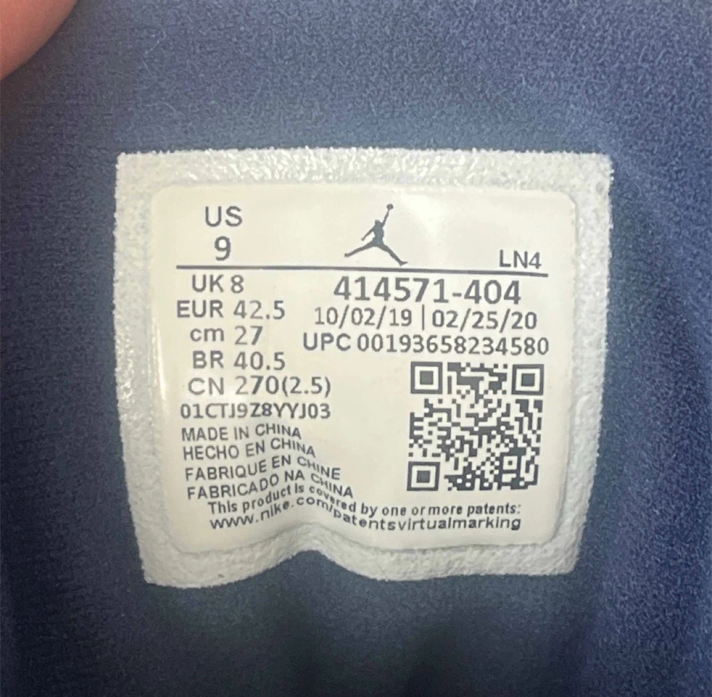 Air Jordan 13 Retro "Navy/University Blue" - Men's Size 9 - photo 3
