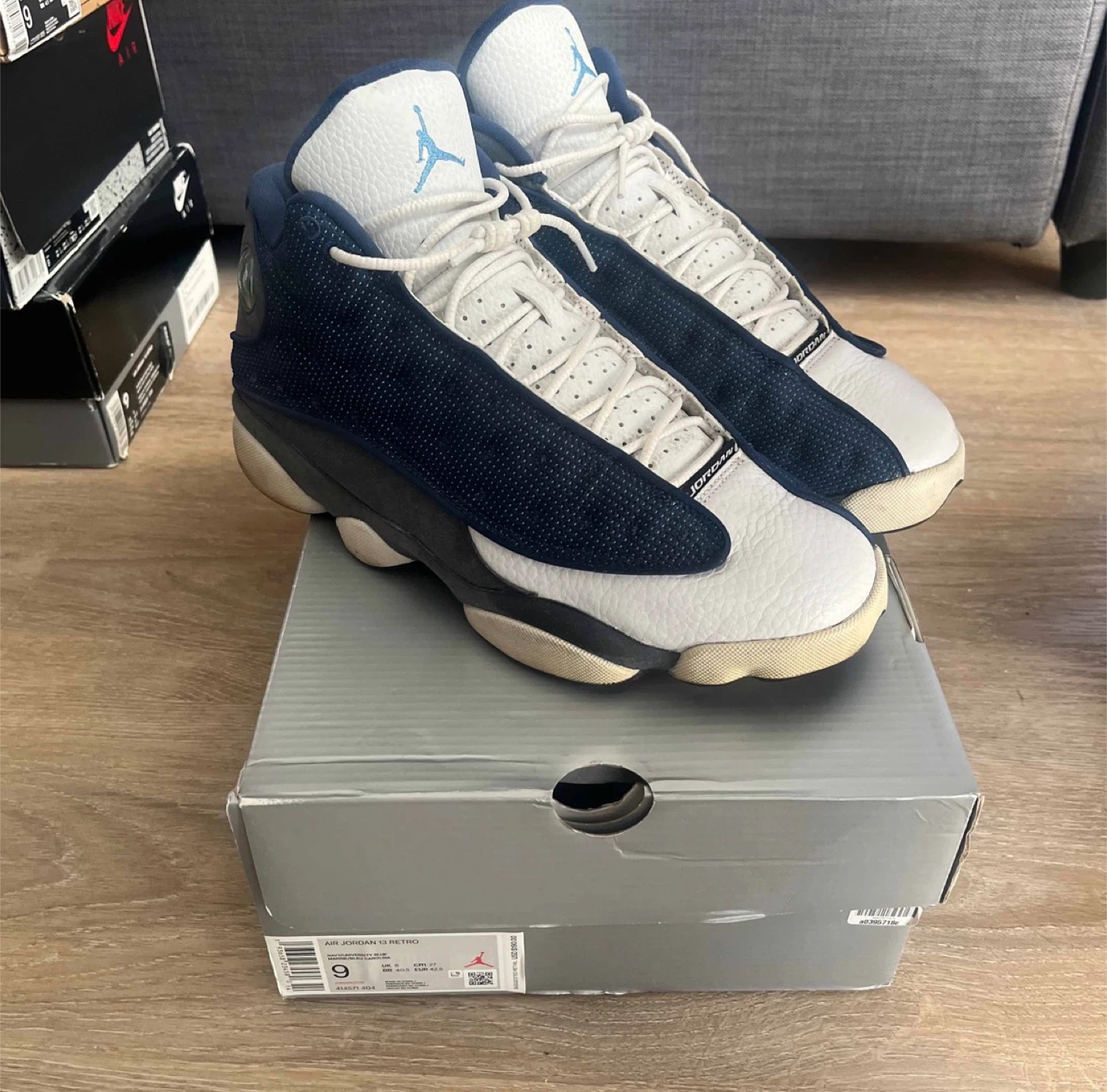 Air Jordan 13 Retro "Navy/University Blue" - Men's Size 9