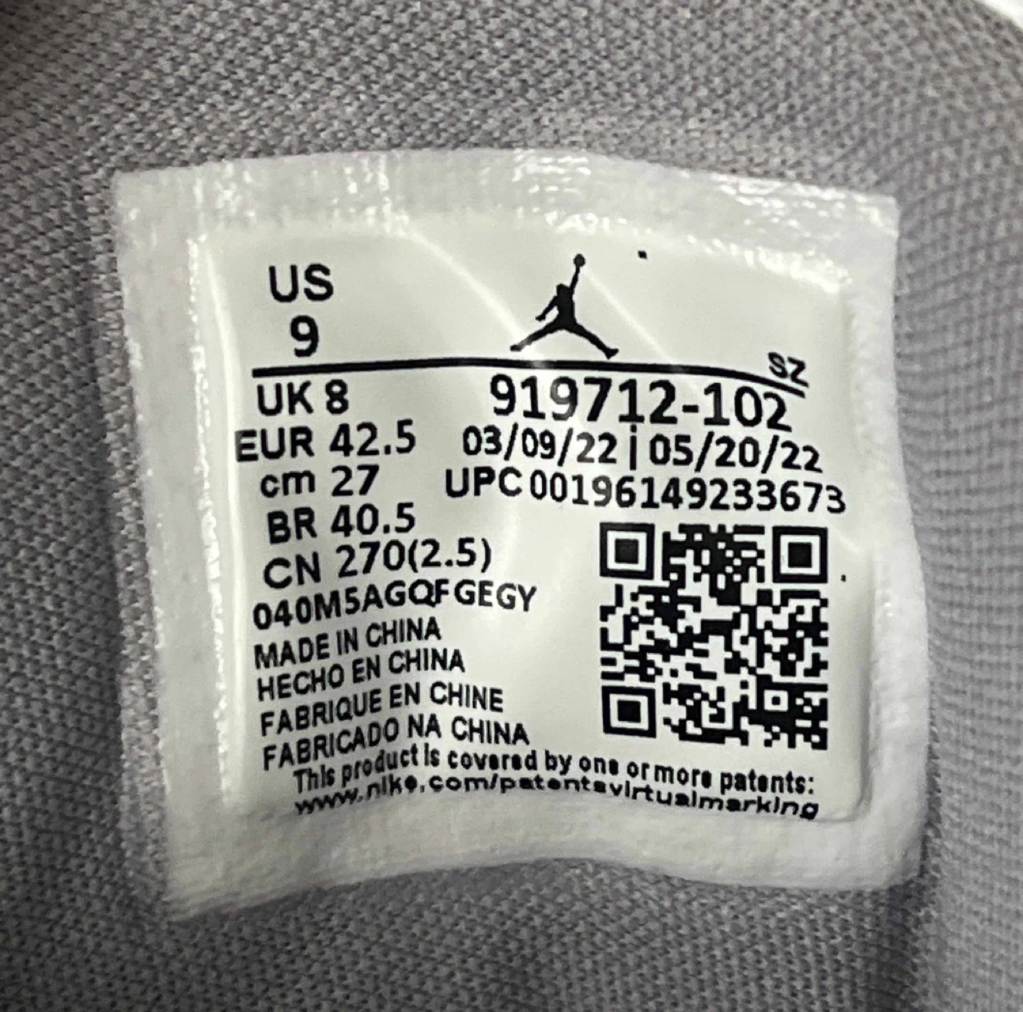 Jordan 11 Retro Low IE "Light Cement" US 9 - photo 5