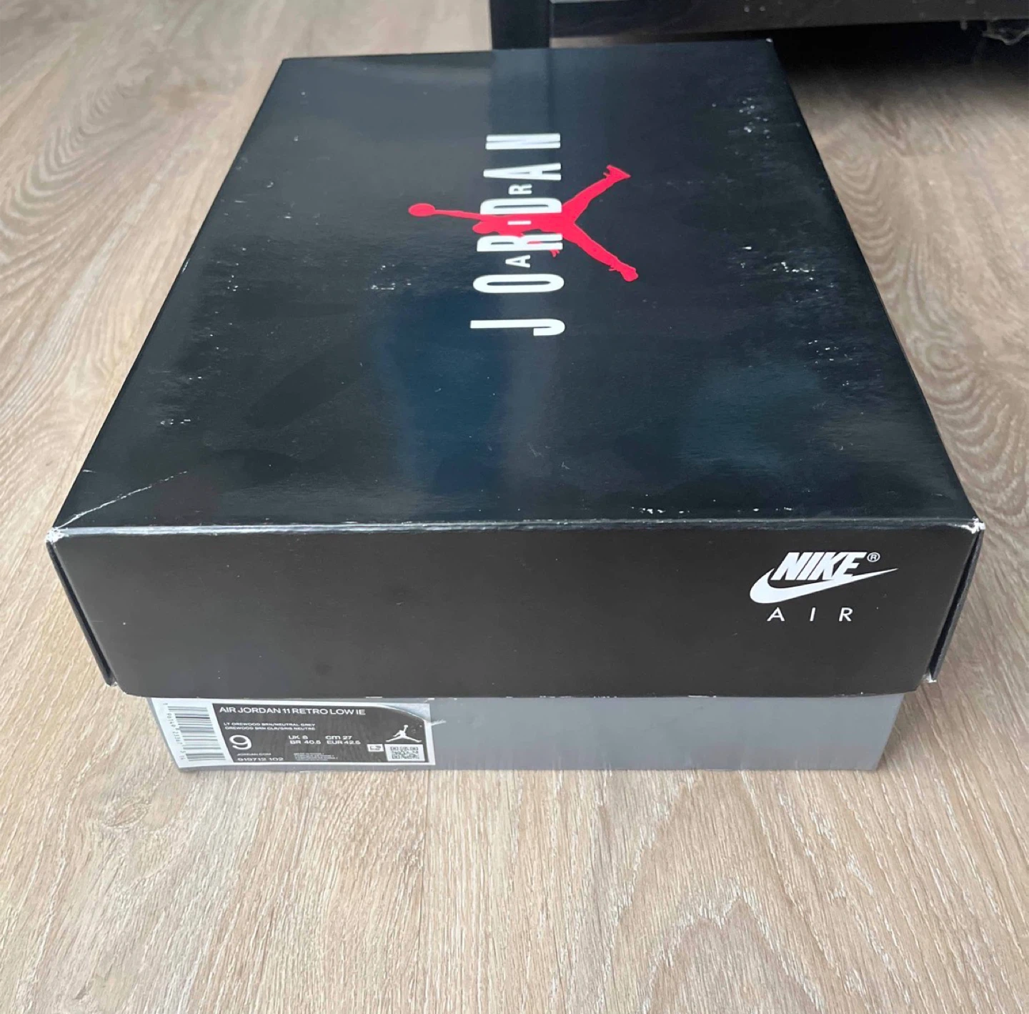 Jordan 11 Retro Low IE "Light Cement" US 9 - photo 2