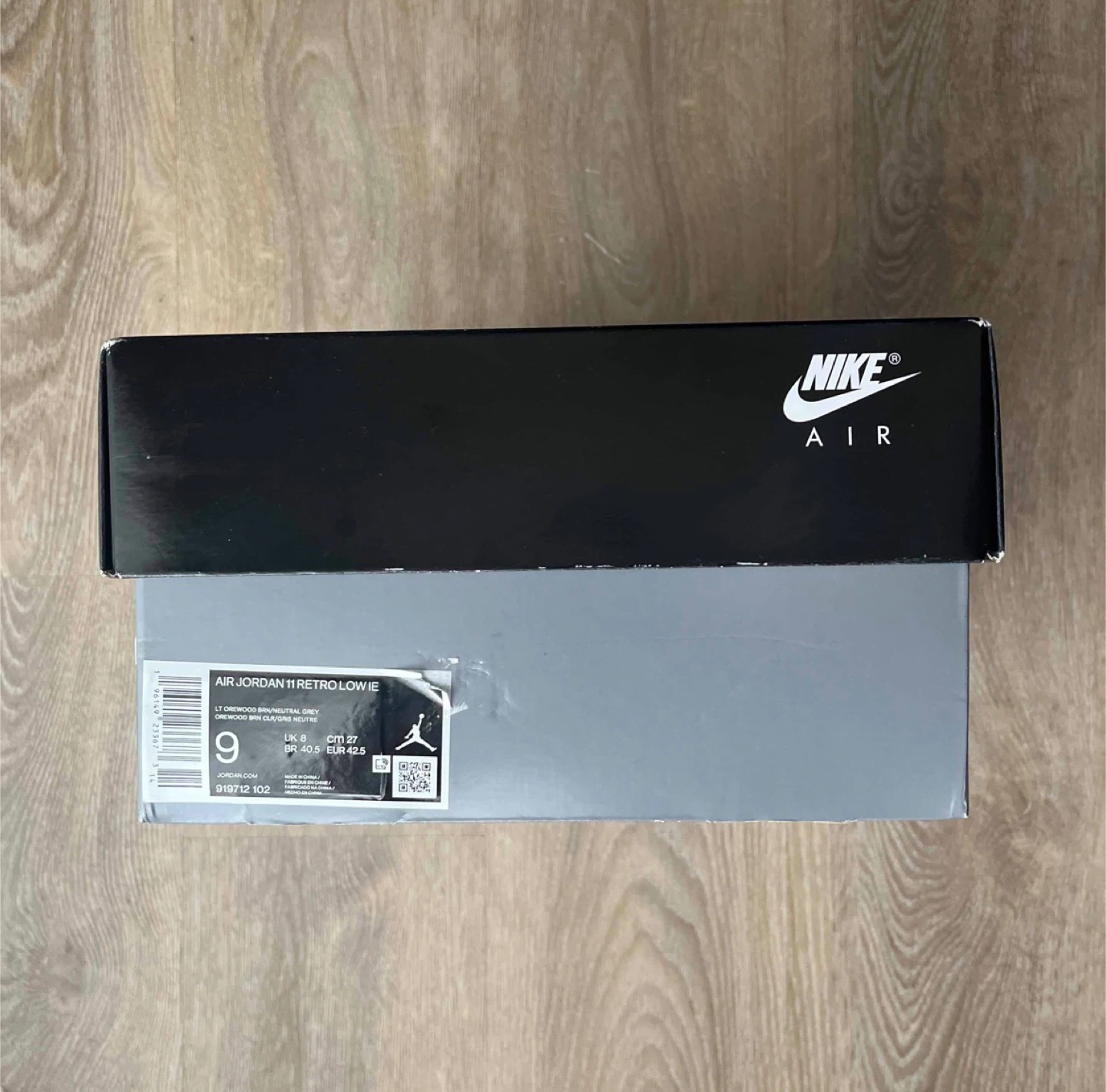 Jordan 11 Retro Low IE "Light Cement" US 9 - photo 4