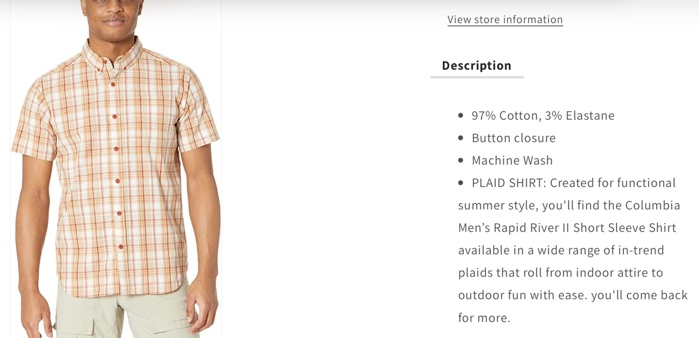 2 New Columbia Ragged River 2 short sleeve shirt in 1X - photo 5