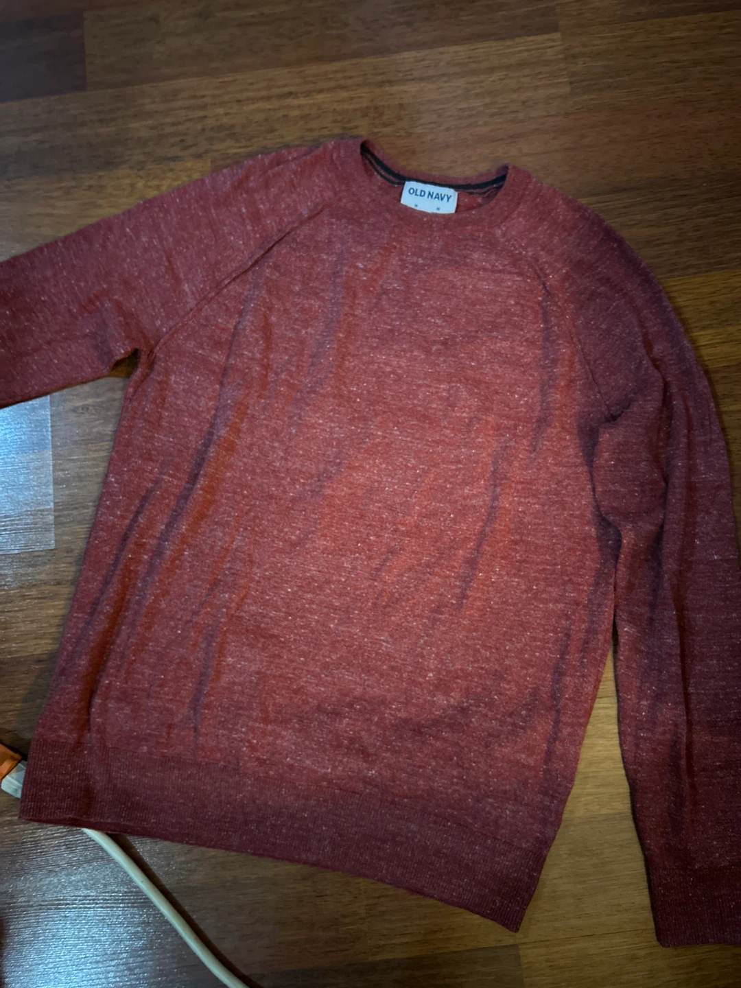 Old Navy Men's Red Knit Sweater Size M