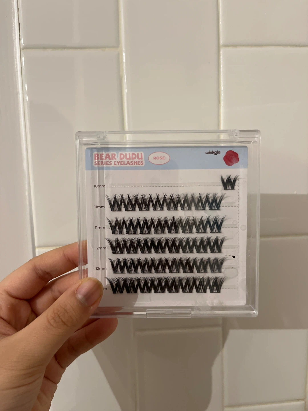 Winkla Bear Dudu Series Eyelashes - Rose