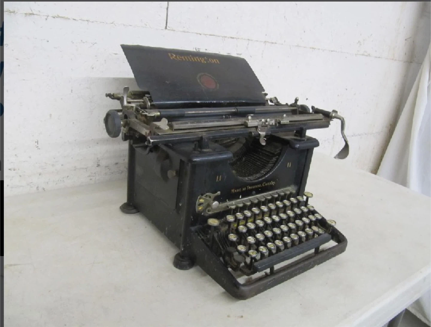 Antique Remington Standard No. 11 Typewriter – Early 1900s