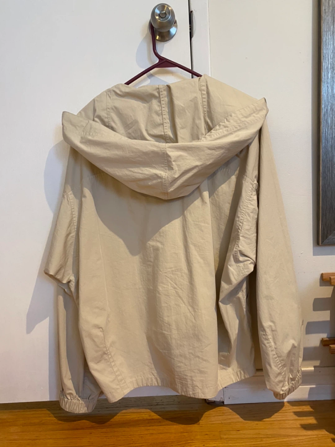 UNIQLO Beige Lightweight Hooded Jacket - photo 2