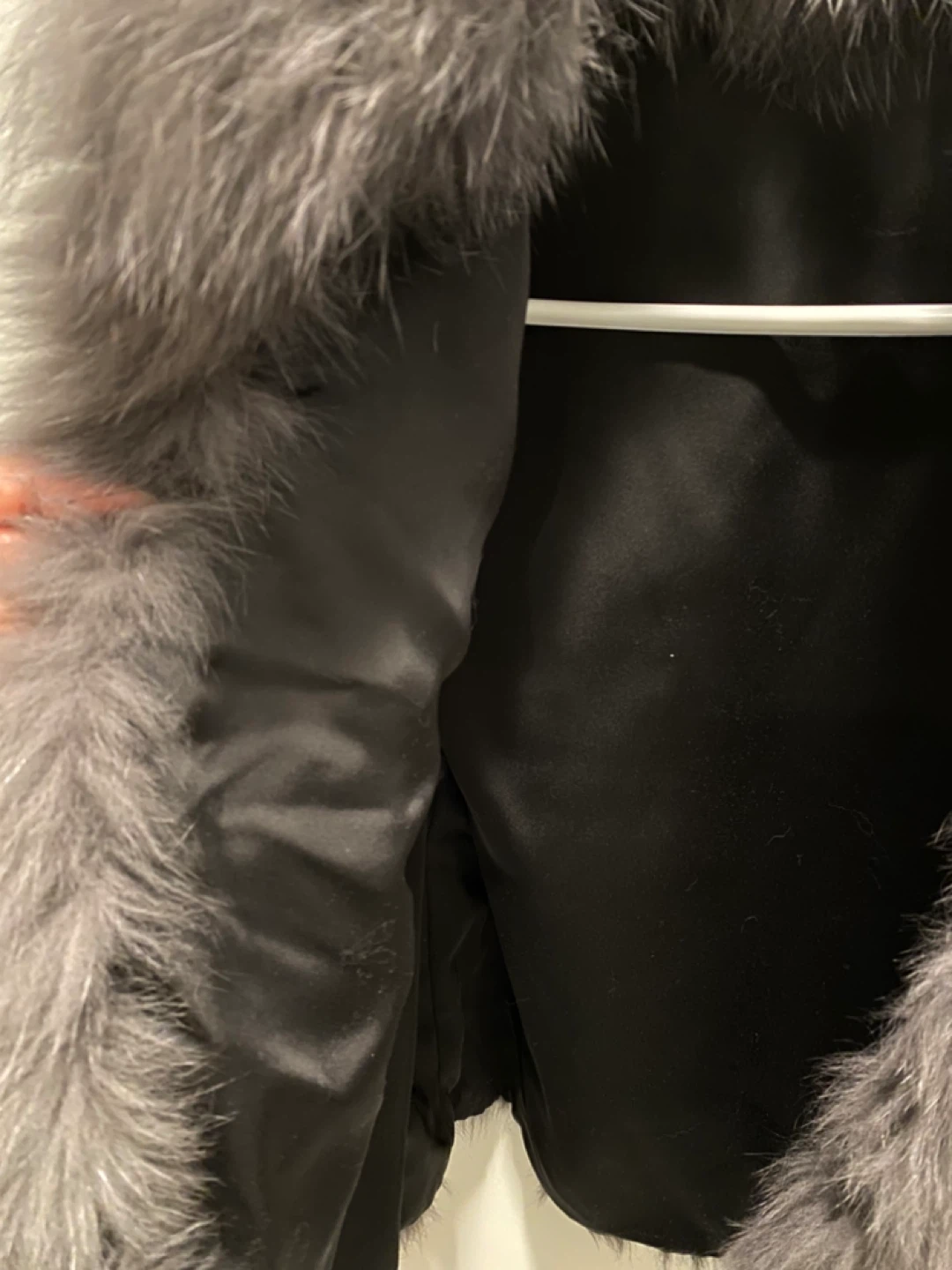 Grey Fox Fur Coat XS/S New - photo 4