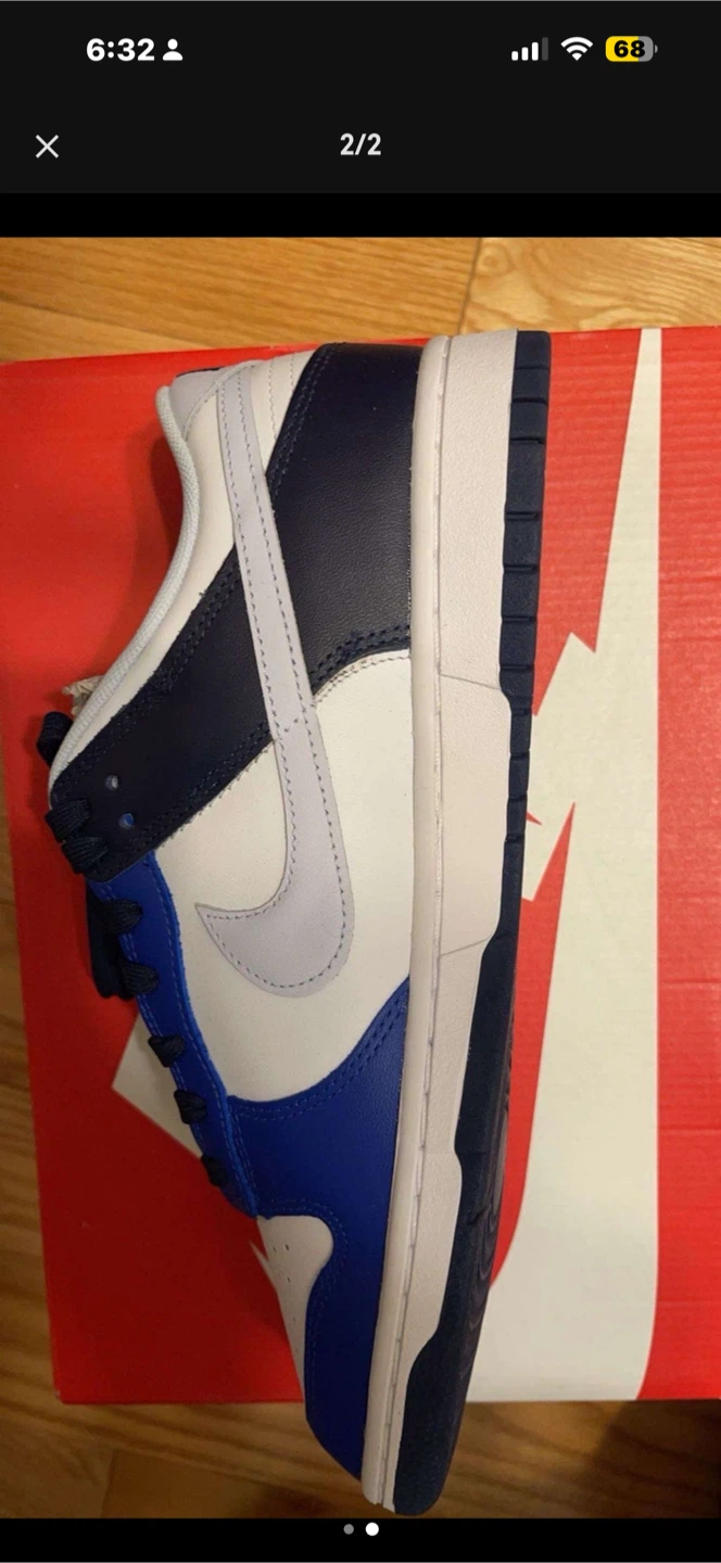 Nike Dunk Low Royal Blue White Sneakers