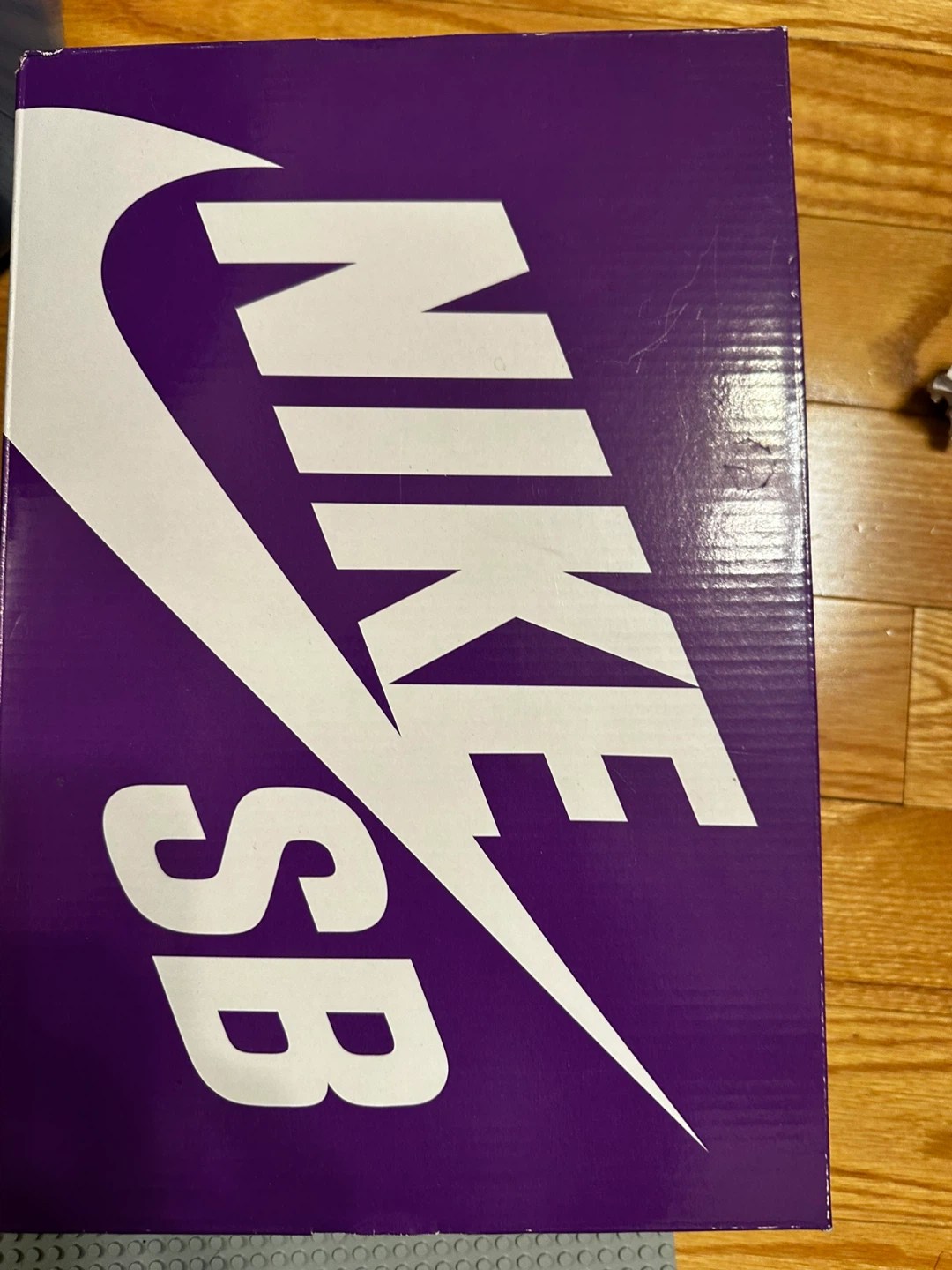 Nike SB White & Black Leather Sneakers