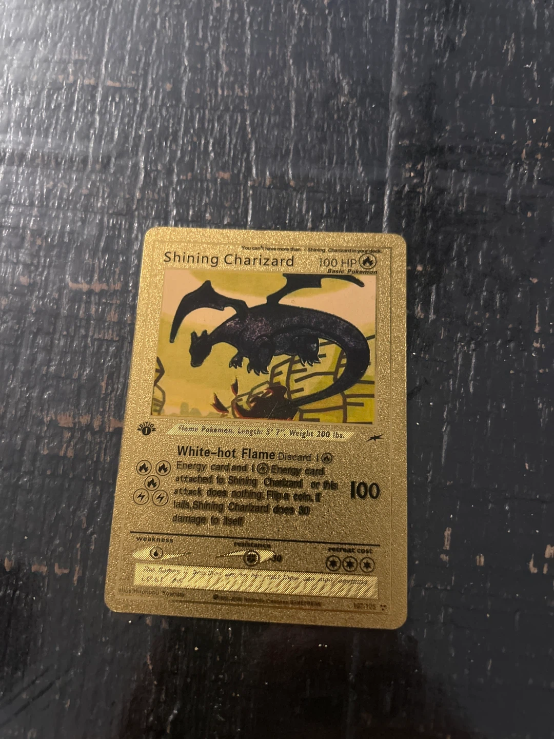 Shining Charizard Pokemon Card