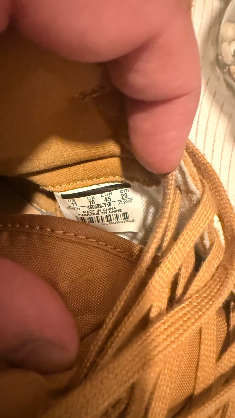 Nike Air Jordan 1 High Wheat Suede Men's Shoes US 11 - photo 4