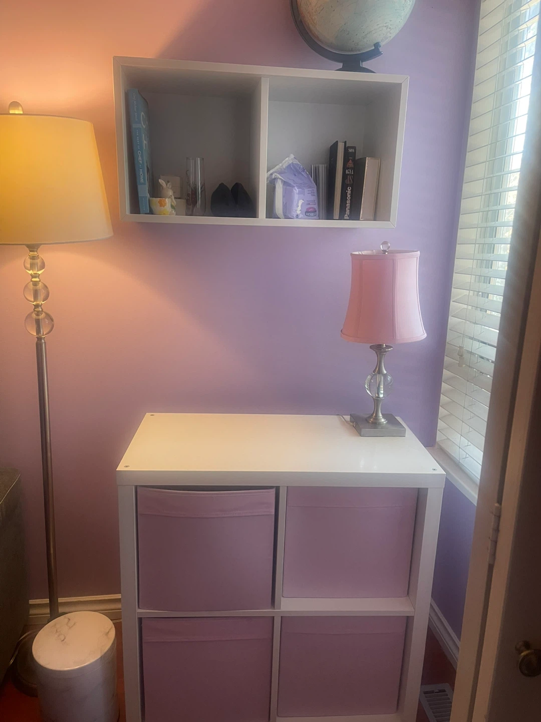 KALLAX Shelf Unit with 4 Storage Bins
