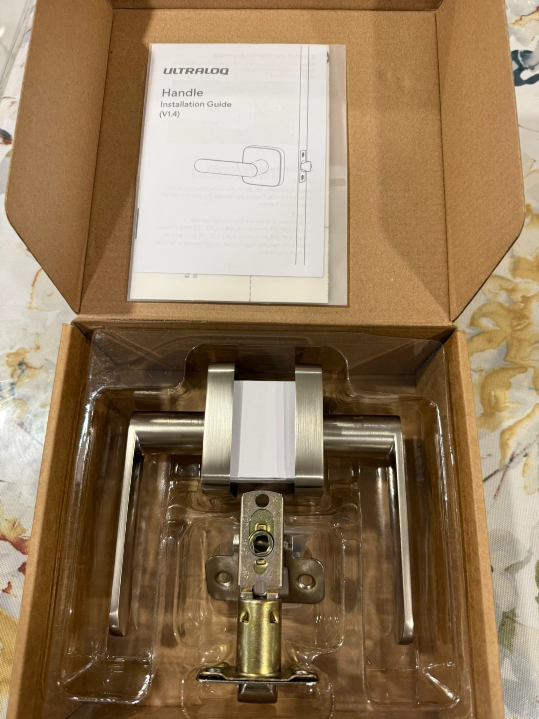 ULTRALOQ Passage Door Lever - Brushed Nickel - photo 4