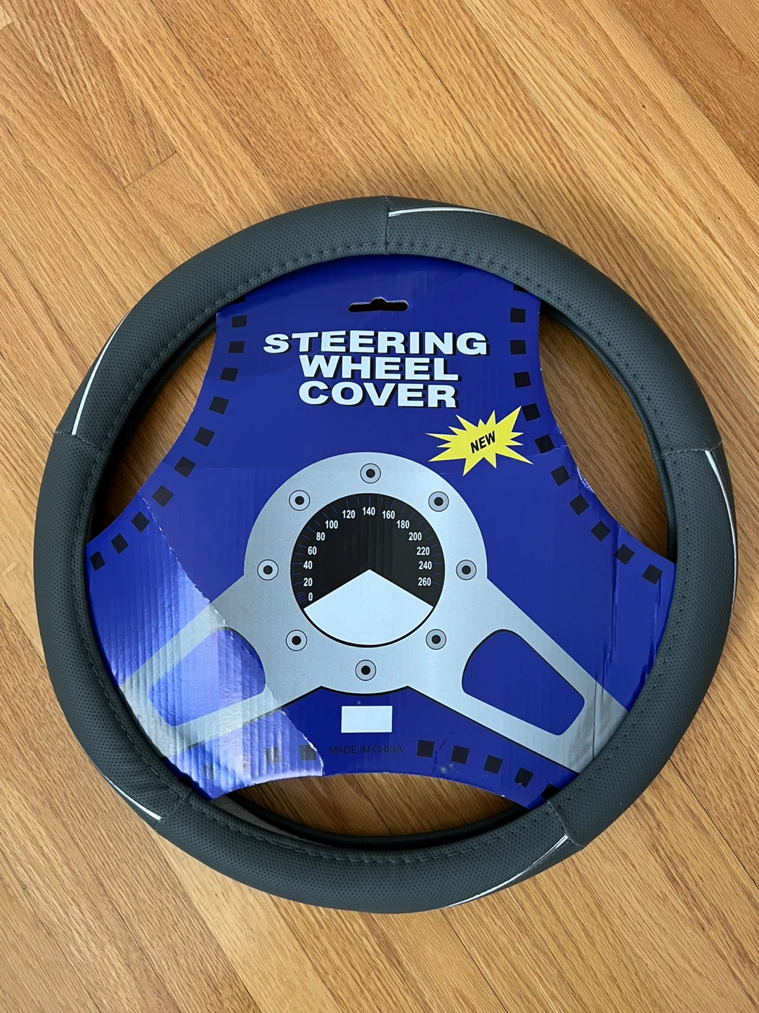 Steering Wheel Cover - Dark Grey 🧡
