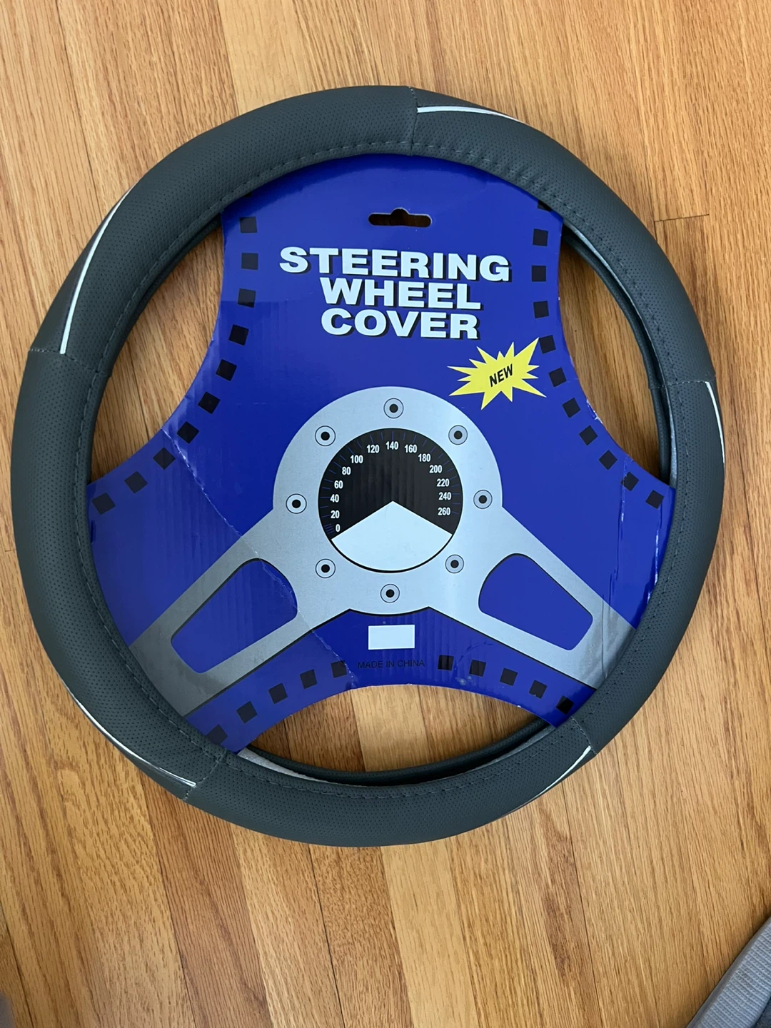 Steering Wheel Cover - Dark Grey 🧡 - photo 3