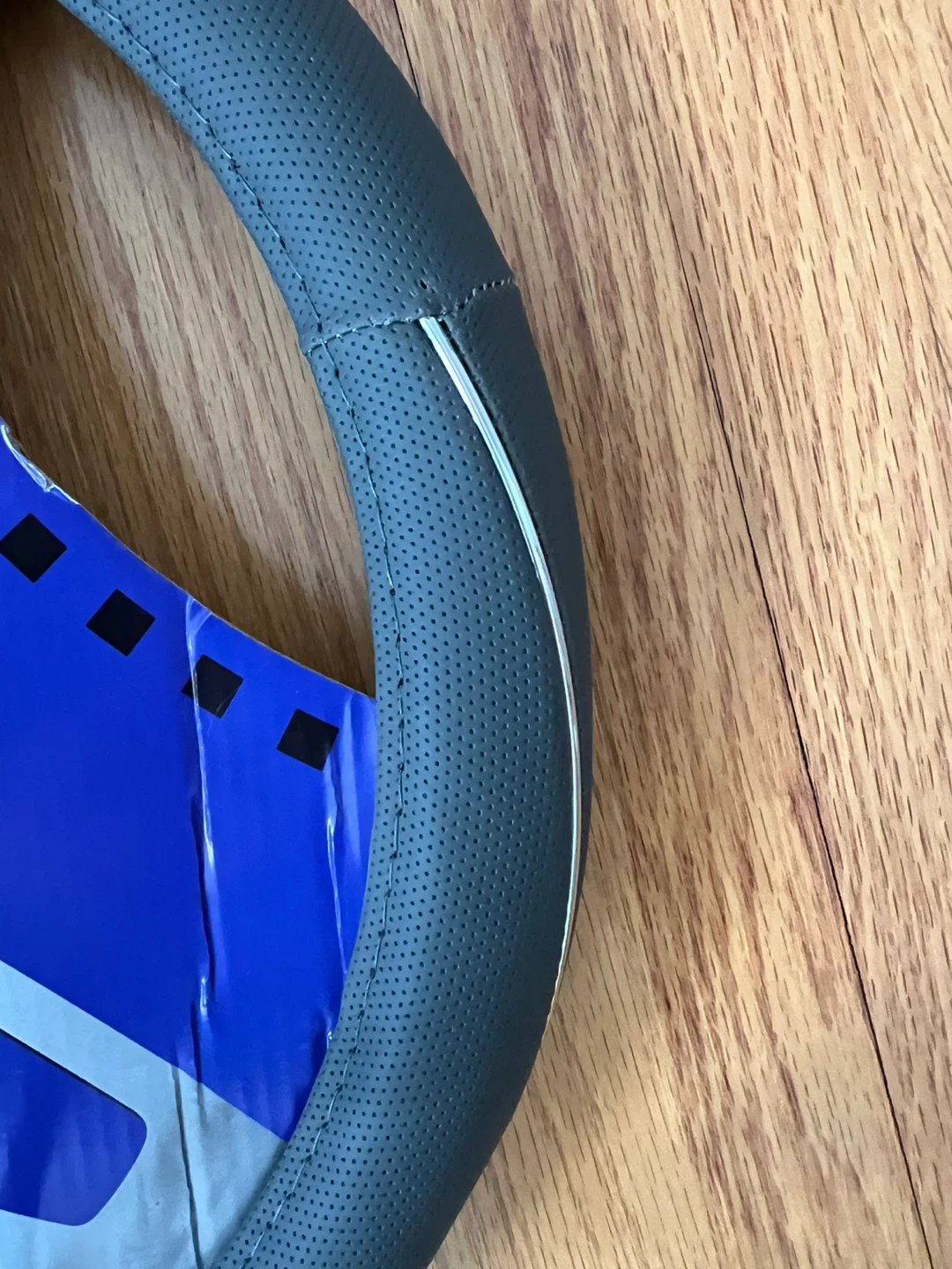 Steering Wheel Cover - Dark Grey 🧡 - photo 2