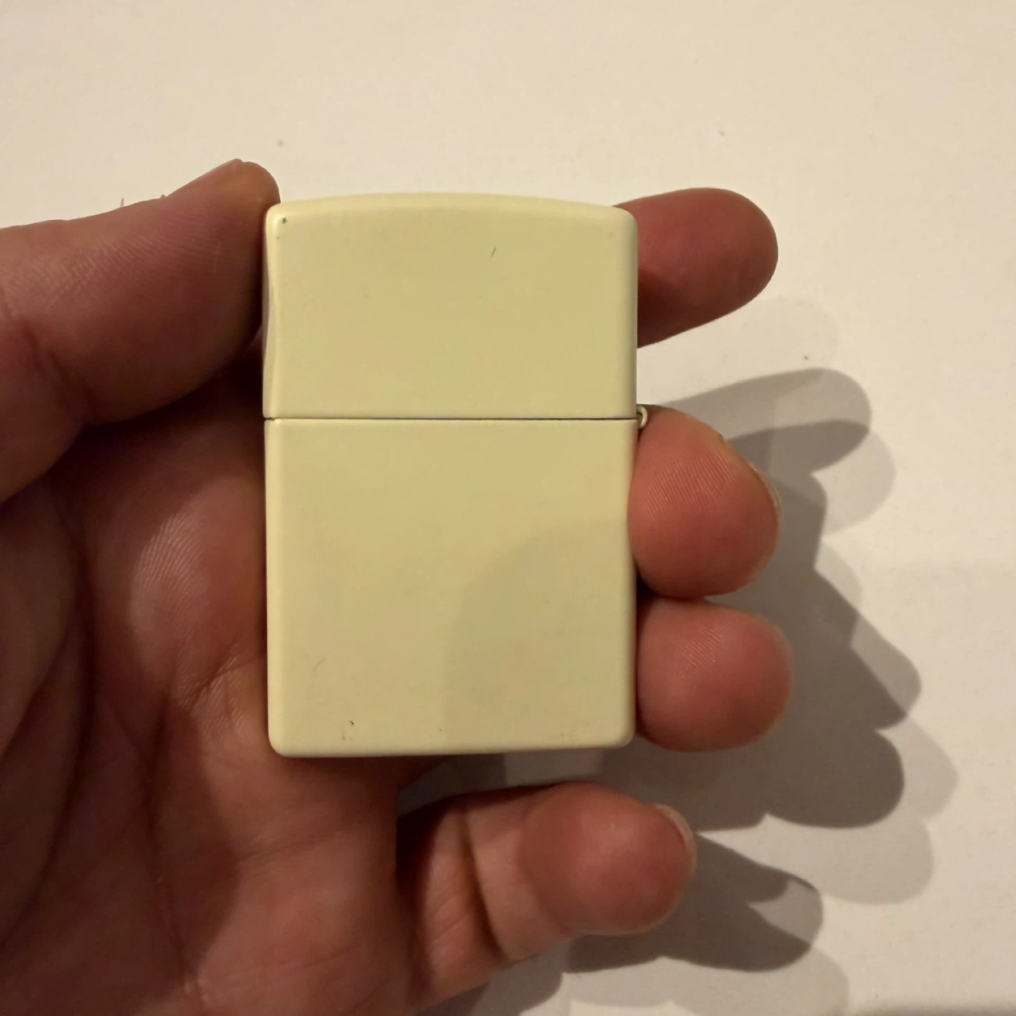 2014 Zippo White Matte Lighter – Made in USA